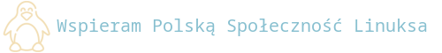 Wspieram Polską Społeczność Linuksa